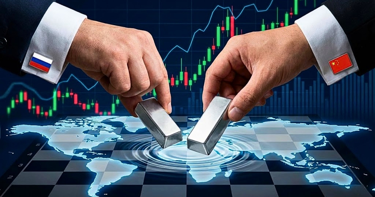 Moscú y Pekín están coordinando una estrategia para controlar la oferta mundial de plata, desafiando la hegemonía del dólar y el control de Wall Street.