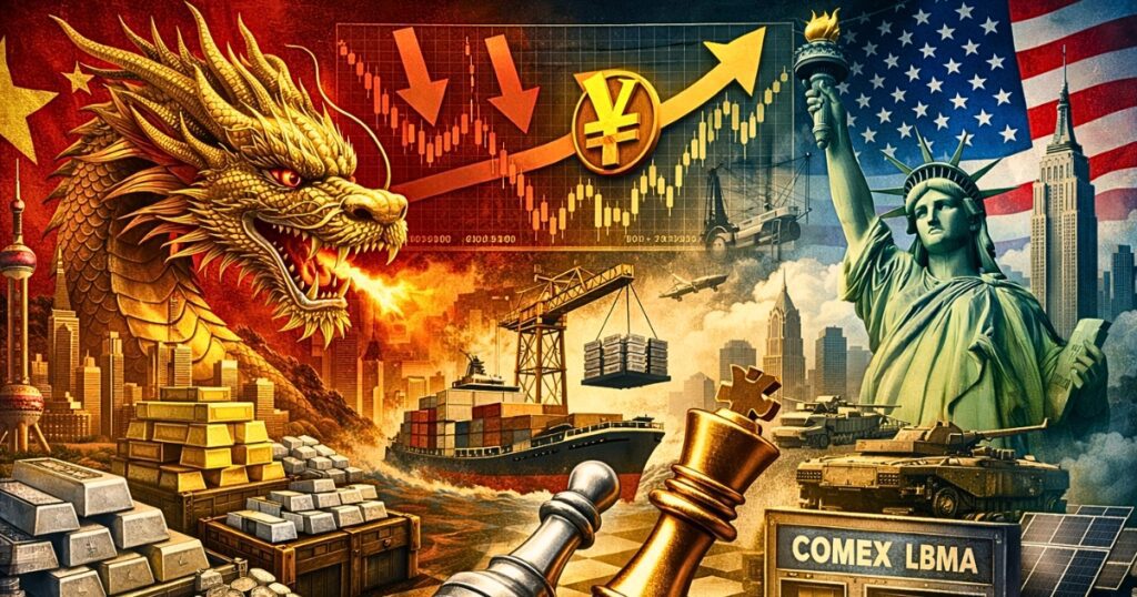Mientras Occidente observa los precios en pantalla, China está remodelando el orden monetario global agotando los metales físicos y debilitando la base real del dólar.