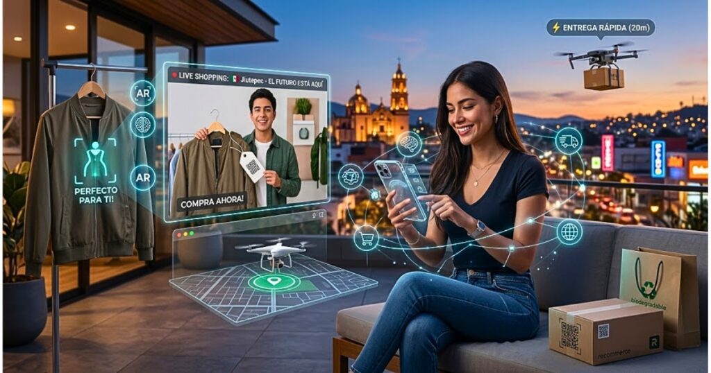 La integración de la inteligencia artificial agéntica, el social commerce y la realidad aumentada redefine la experiencia de compra global para 2026.