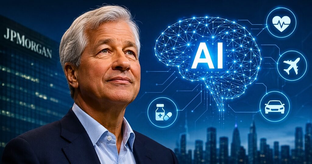 El CEO de JPMorgan Chase asegura que la inteligencia artificial transformará la medicina, reducirá jornadas laborales y hará más segura la vida cotidiana.